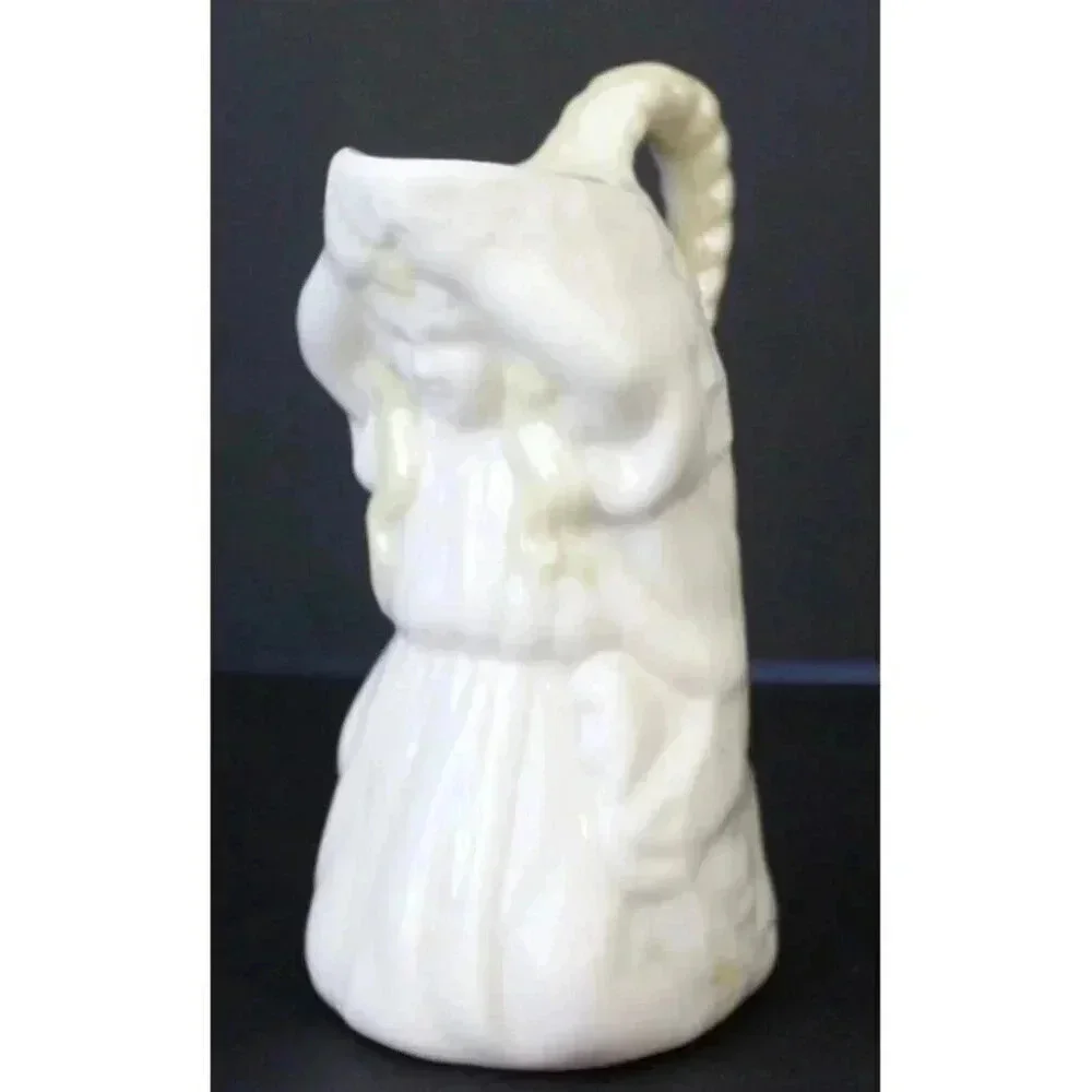 Early Production Rare Belleek Irish Porcelain Irish Maiden Creamer Small Pitcher